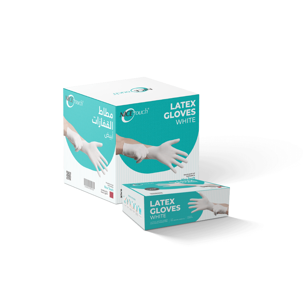 Latex Gloves White